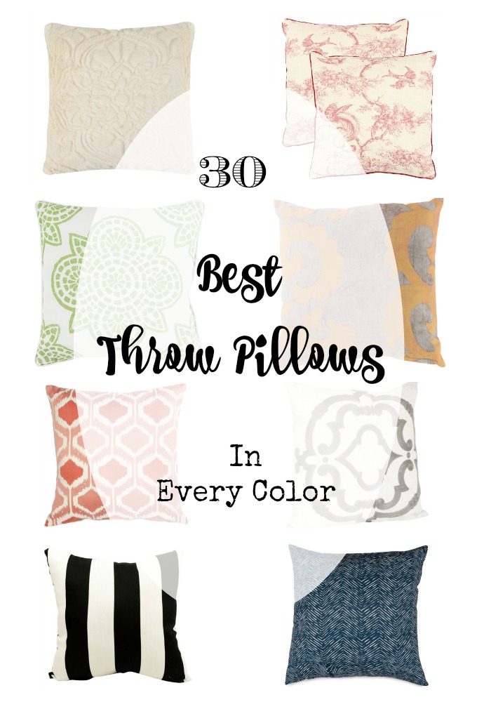 30 of the Best Throw Pillows: In Every Color! | Timeless Creations, LLC