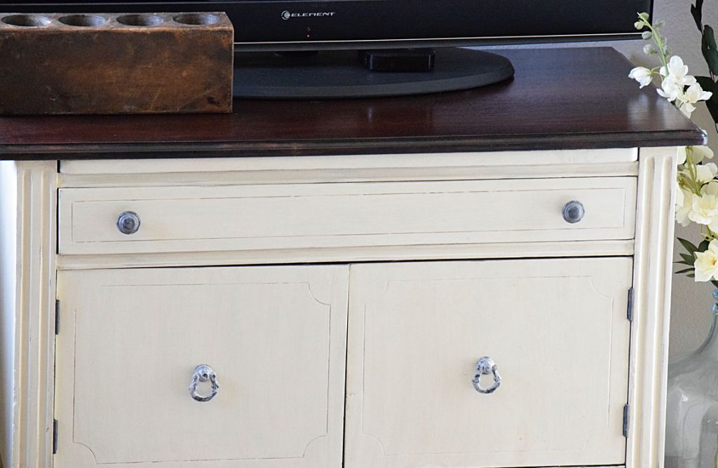 A Run-Down Sideboard turned Bright Beauty | Timeless Creations, LLC