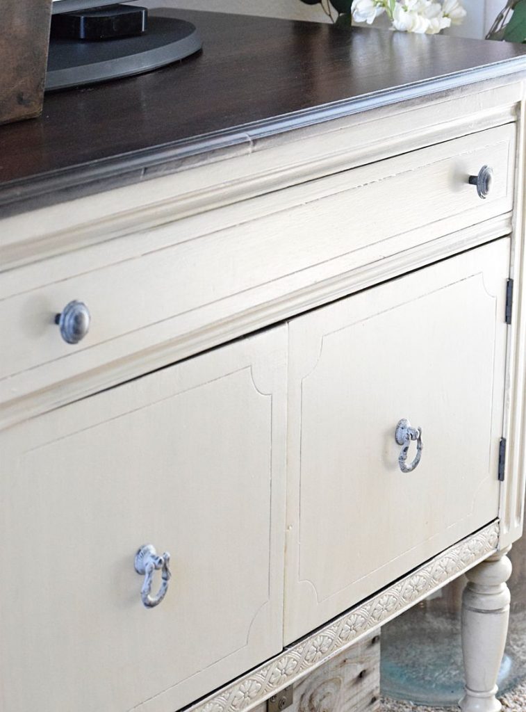 A Run-Down Sideboard turned Bright Beauty | Timeless Creations, LLC