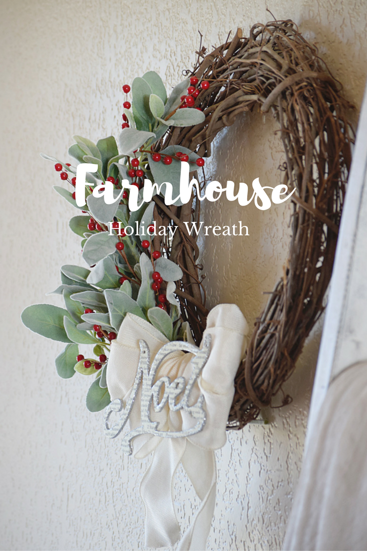 Farmhouse Holiday Wreath & Blog Hop | Timeless Creations, LLC