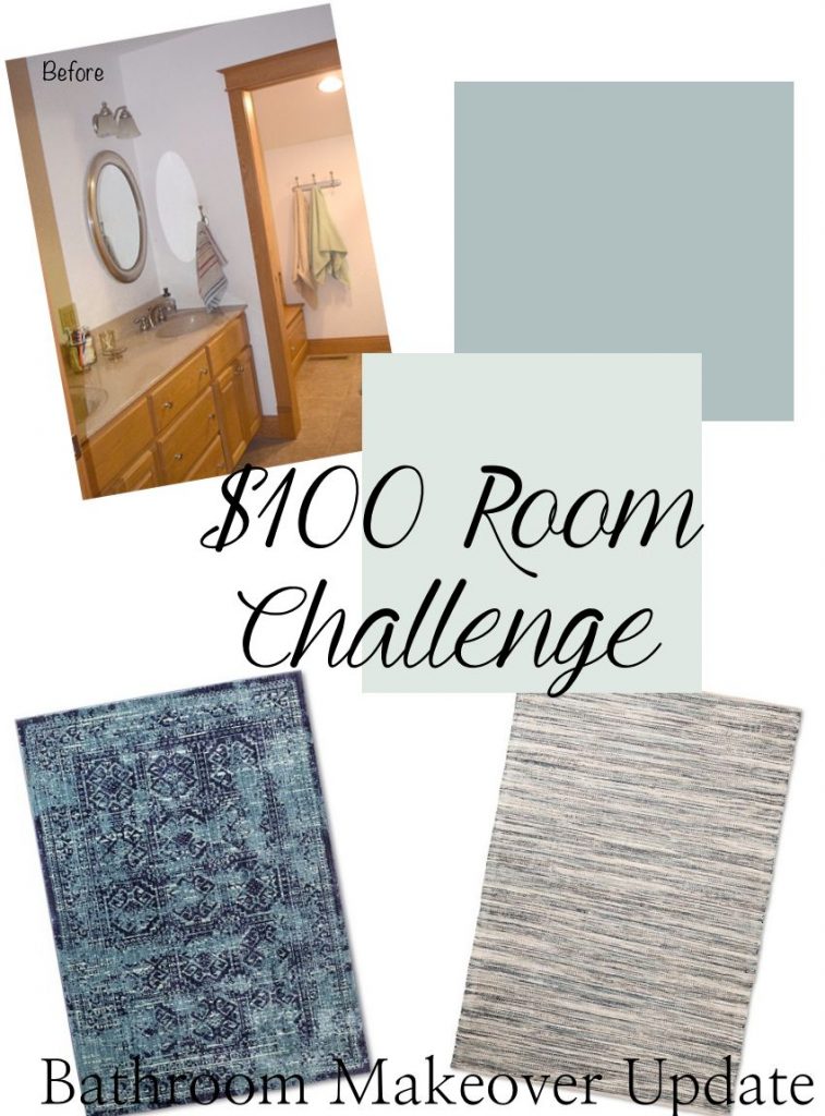 $100 Room Challenge-Bathroom Makeover Update