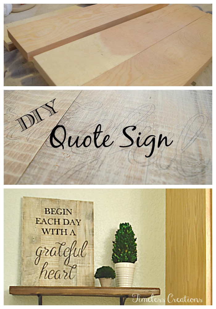 Make your favorite quote into a sign with this easy DIY