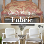 French Style Chair makeover - $100 Room Challenge