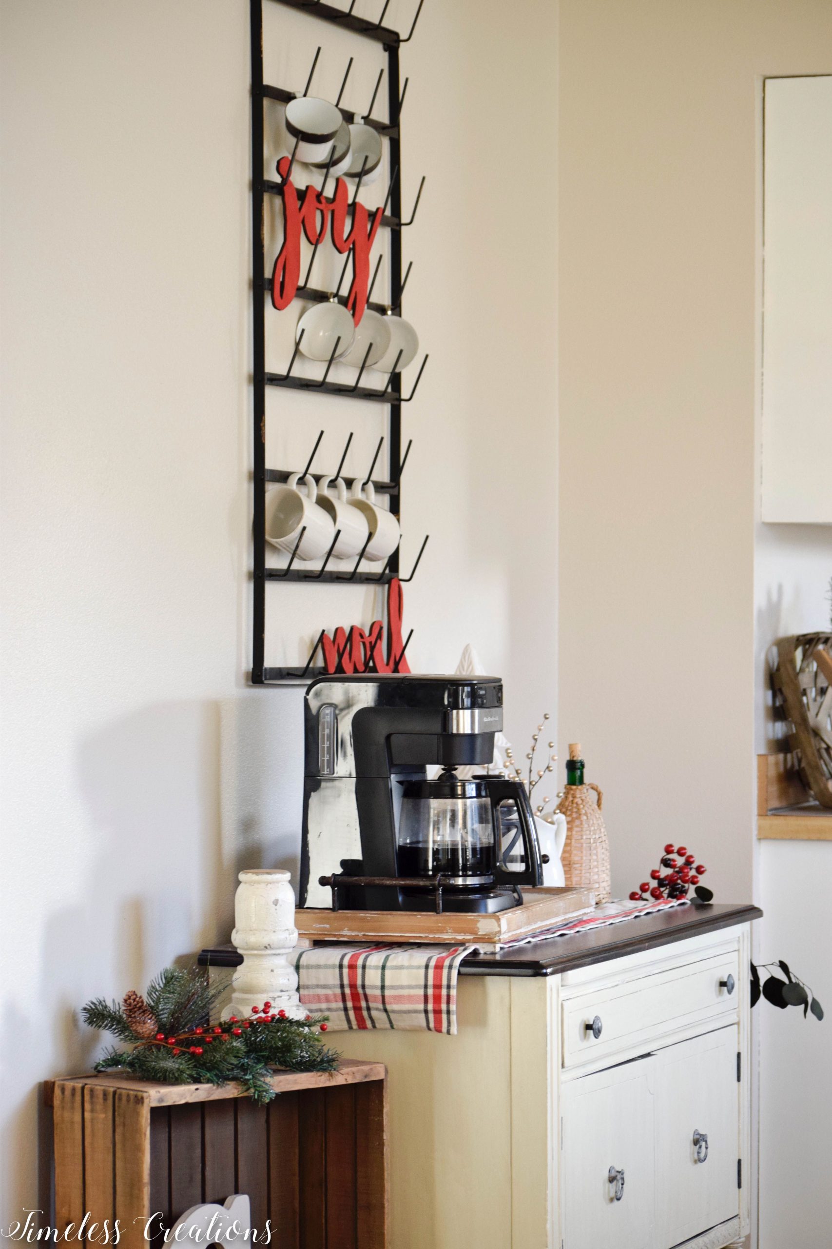 Christmas Coffee Bar - Decor Ideas for Every Season - Timeless Creations