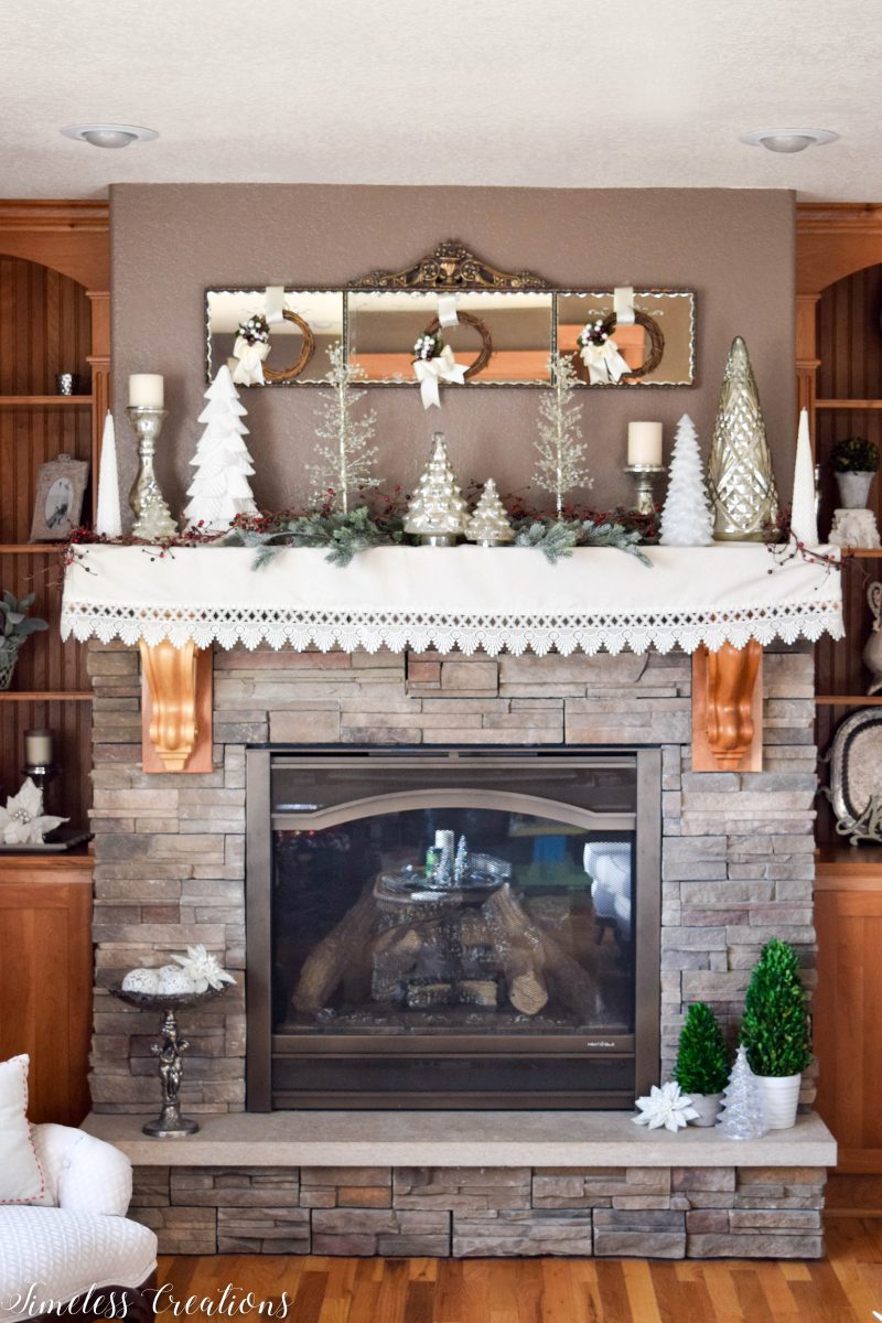 Decorating the Mantle for the Holidays - A Christmas Festival Blog Hop ...