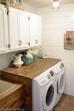 Laundry Room Reveal: $100 Room Challenge - Timeless Creations