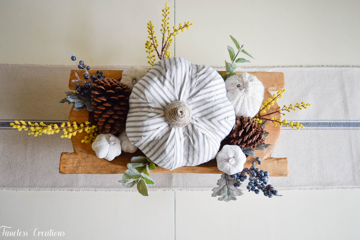 Simple Fall Centerpiece for Everyday Use - Timeless Creations
