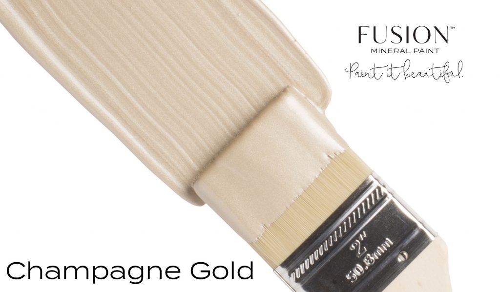 8 oz. Metallic Champagne Gold Paint