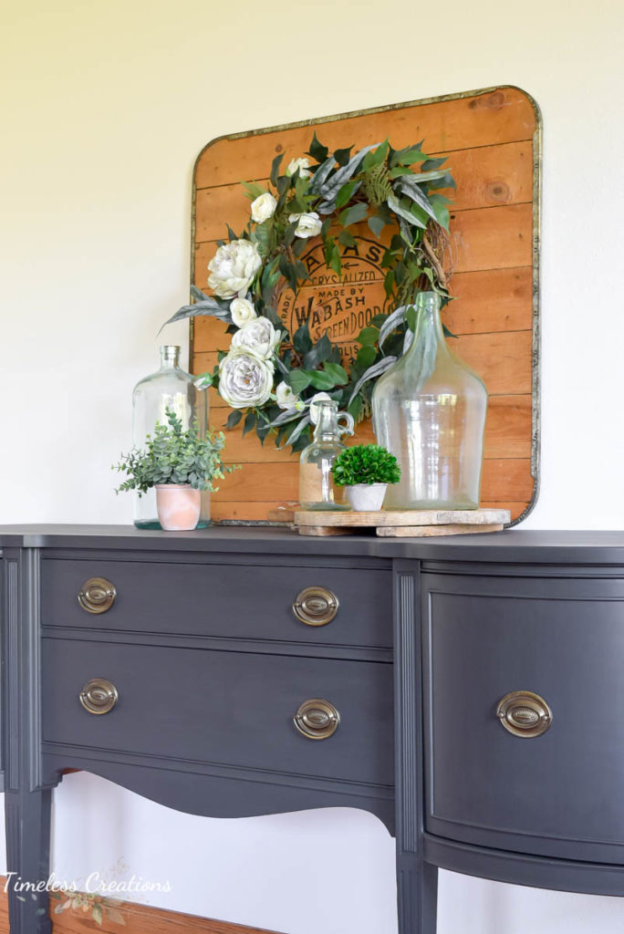 Ash Gray Buffet - Fusion Mineral Paint - Timeless Creations