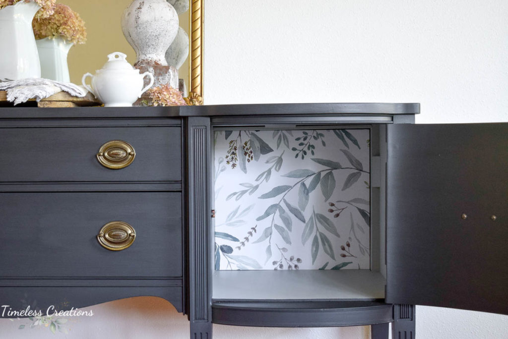 PAINTING A VINTAGE BUFFET  Before & After with Fusion Mineral