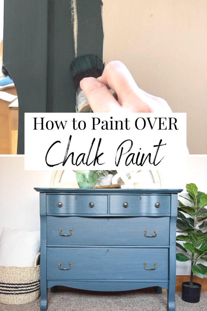 How to Paint Over Chalk Paint  No Sanding – Beautiful Results
