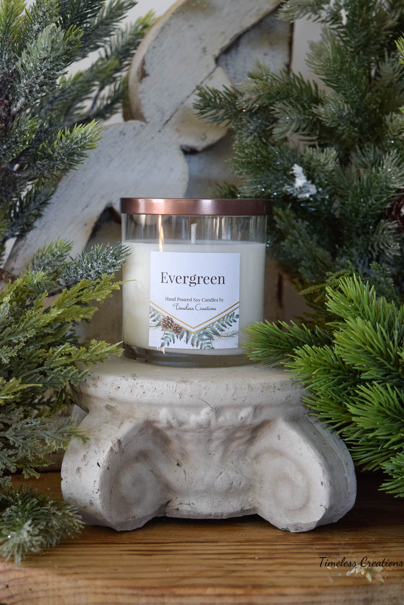 Winter Evergreen Christmas Scented Soy Candle Fragrance, Holiday Candle  Fragrance 